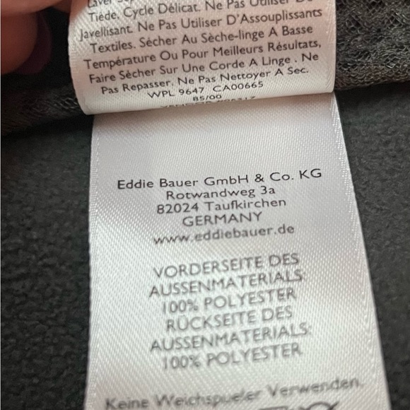 Like new Eddie Bauer xl nylon insulated drawstring waist option JACKET - Picture 15 of 15